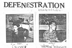defenestration